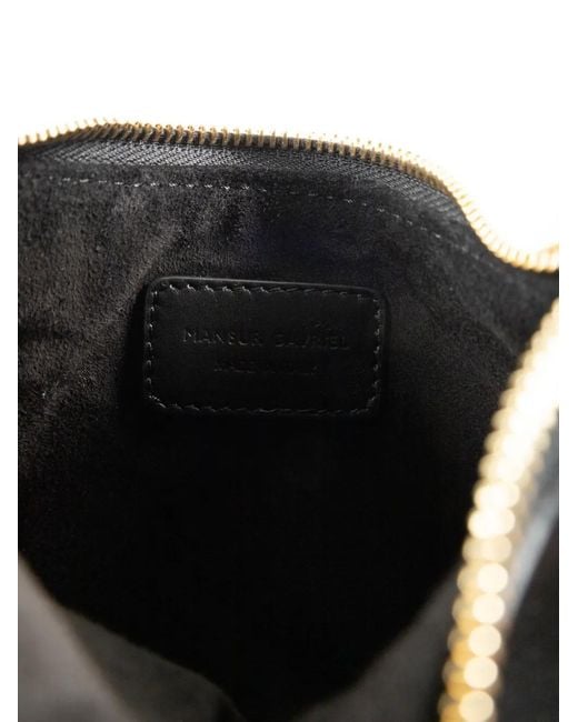 Mansur Gavriel Black Mini Gnocchi Shoulder Bag