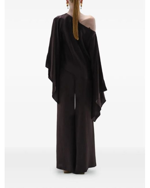 Baobab Purple Cala High-Rise Palazzo Pants