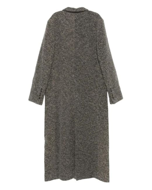Ziggy Chen Gray Single-Breasted Coat