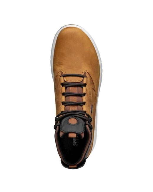 Geox Brown Aerantis 4X4 Abx Lace-Up Boots for men