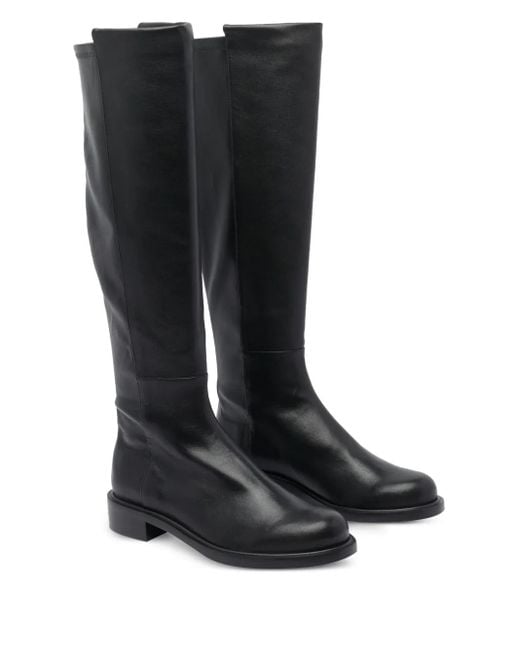 Stuart Weitzman Black Leather Boots