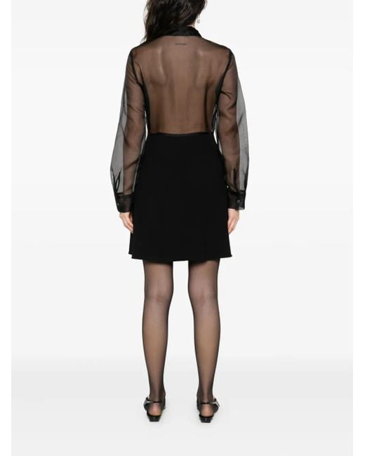 P.A.R.O.S.H. Black Dress With Ruffles