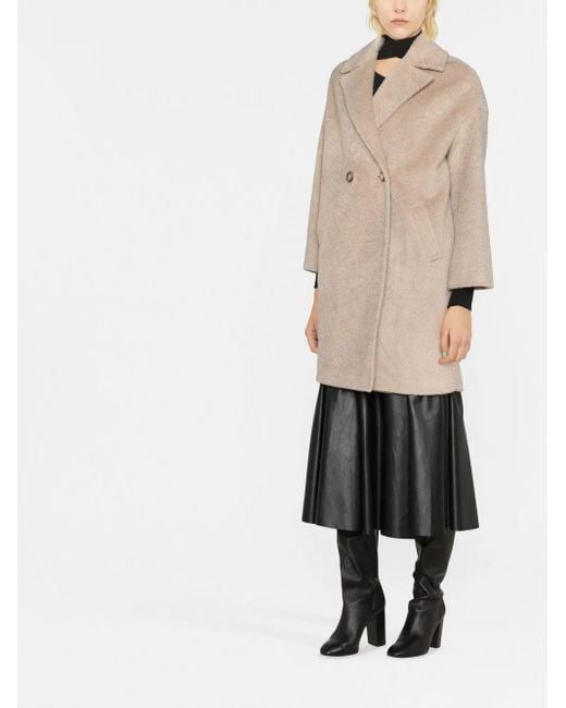 Blanca Vita Natural Doppelreihiger Mantel