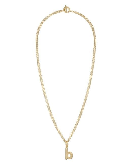 Roxanne Assoulin White The Puffy Initial Necklace