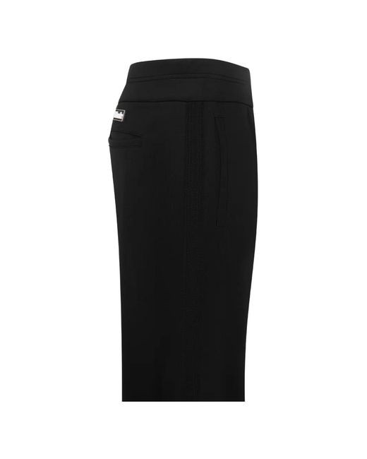 Rhude Black Trofeo Logo-Patch Track Pants for men