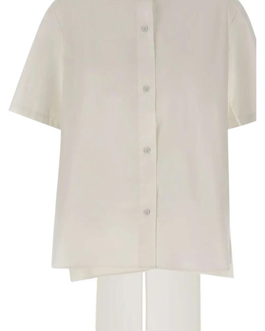 THE GARMENT White Chemise À Col Mao