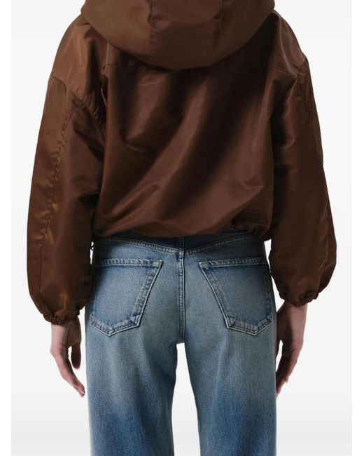 Citizens of Humanity Brown Hooded Jacket