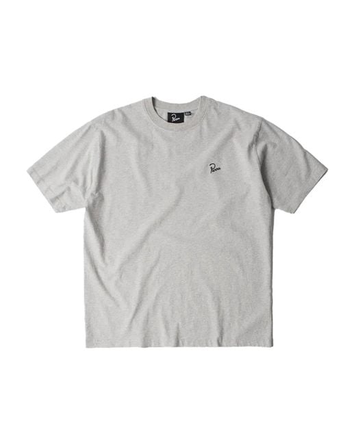 メンズ by Parra エンブロイダリーtシャツ Gray