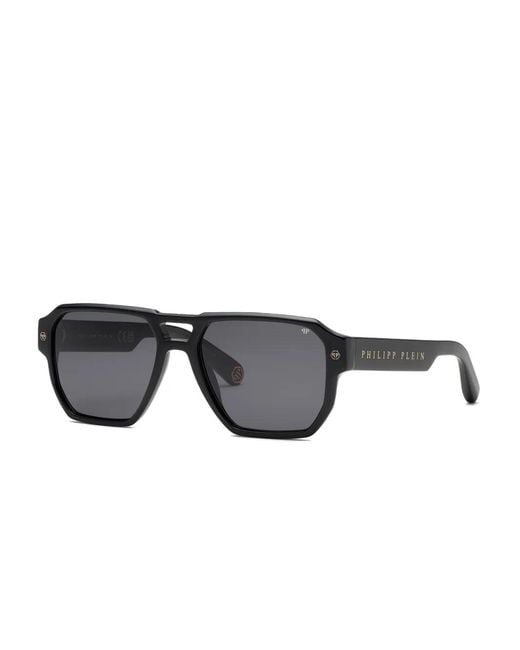 Philipp Plein Black Square-Frame Sunglasses for men