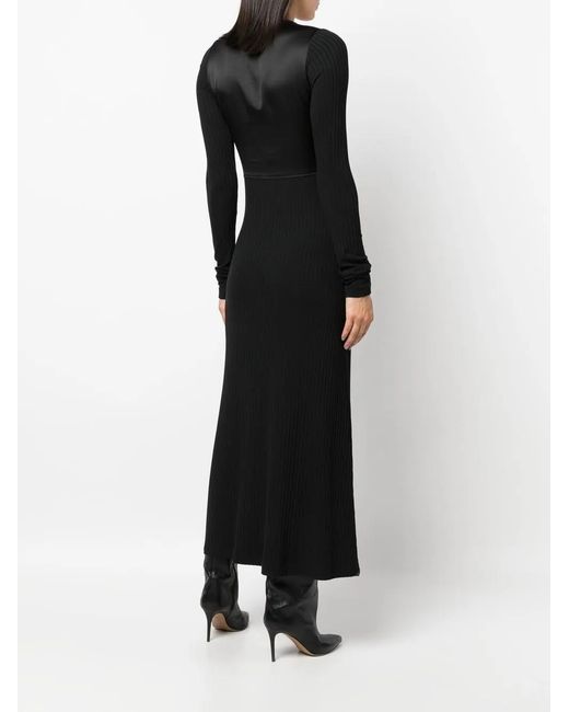 DIESEL Black Pocket-Detal Panelled Dress