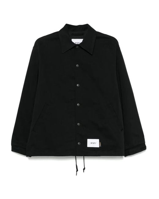 (w)taps Black Cordura Chief Jacket for men