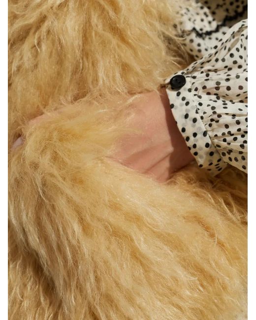 Isabel Marant Natural Faux-Fur Vest