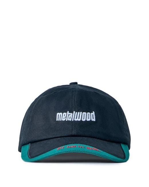 METALWOOD STUDIO Blue Casquette À Logo Brodé Et Finitions Contrastantes for men