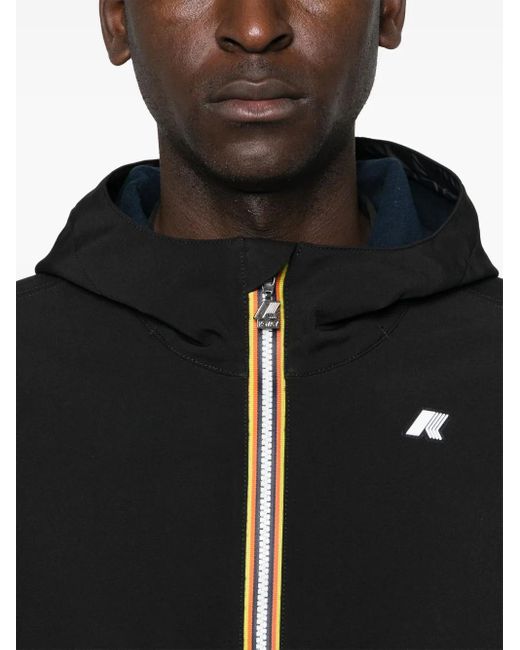 K-Way Black Jacko Bonded Jacket for men
