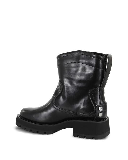 Ganni Black Studs Low Boot