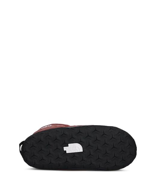 The North Face Red 550 Nuptse Quilted Snow Boots