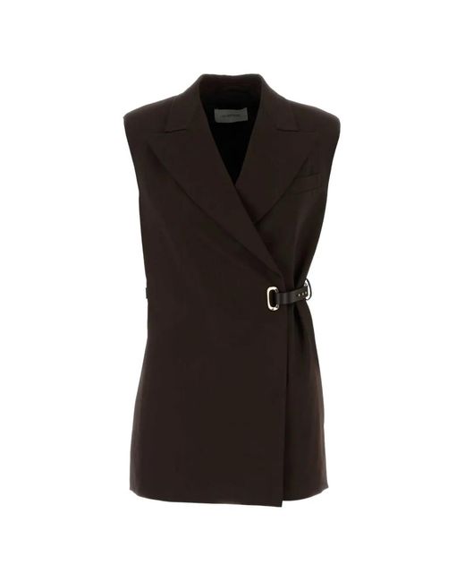Sportmax Black Gettone Belted Vest