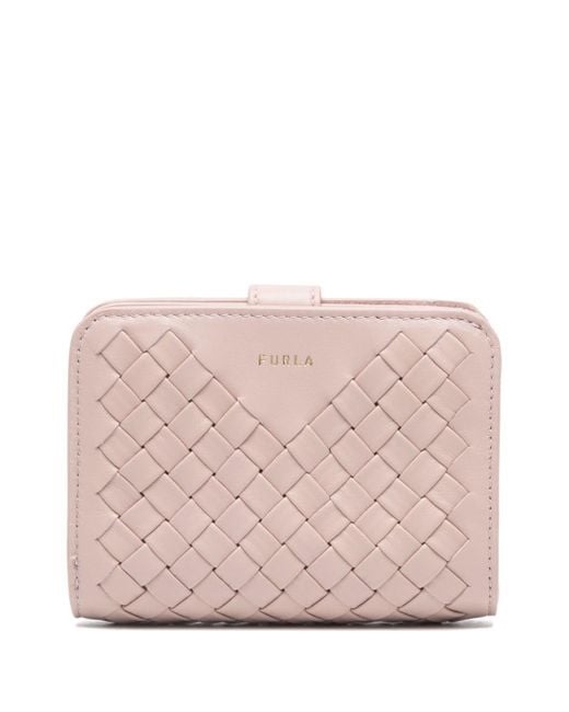 Furla Pink Small Gerla Leather Wallet