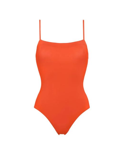 Eres Red Aquarelle One-Piece Swimsuit
