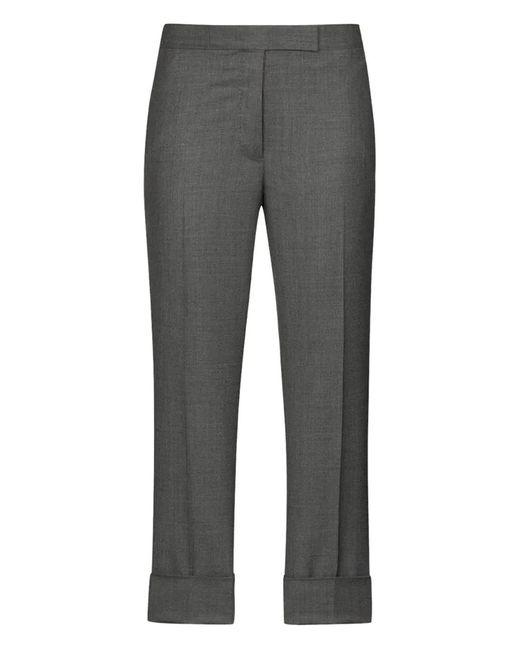 Thom Browne Gray Cropped Trousers
