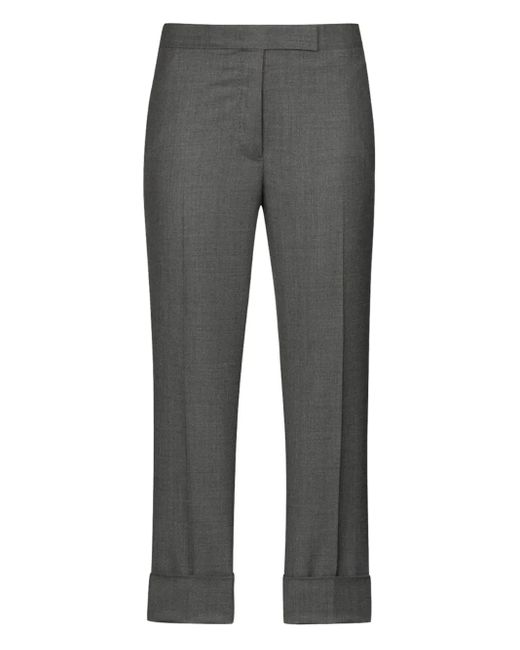 Thom Browne Gray Cropped Trousers