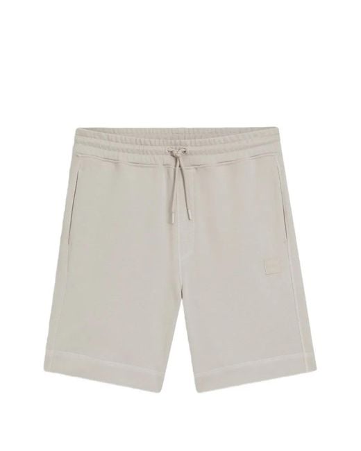 Pantalones Cortos Con Cordones Elásticos Boss de hombre de color White
