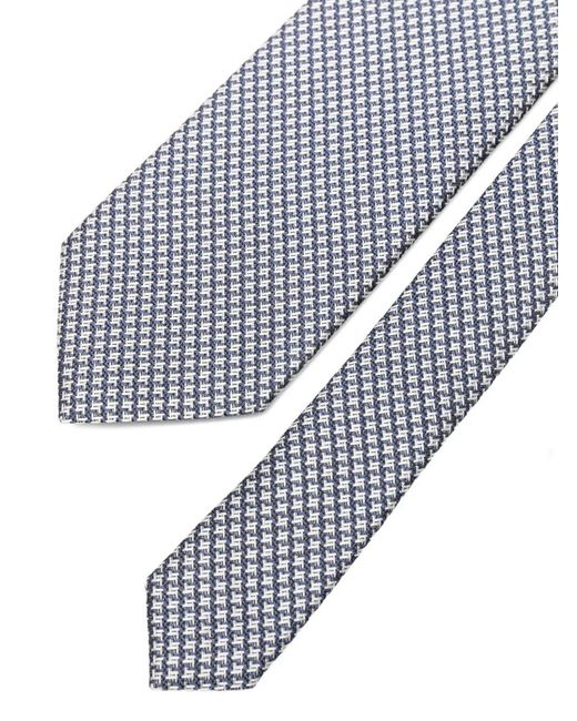 Tom Ford White Patterned Tie for men
