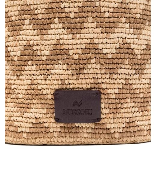 Missoni Natural Neutrals Bucket Bags