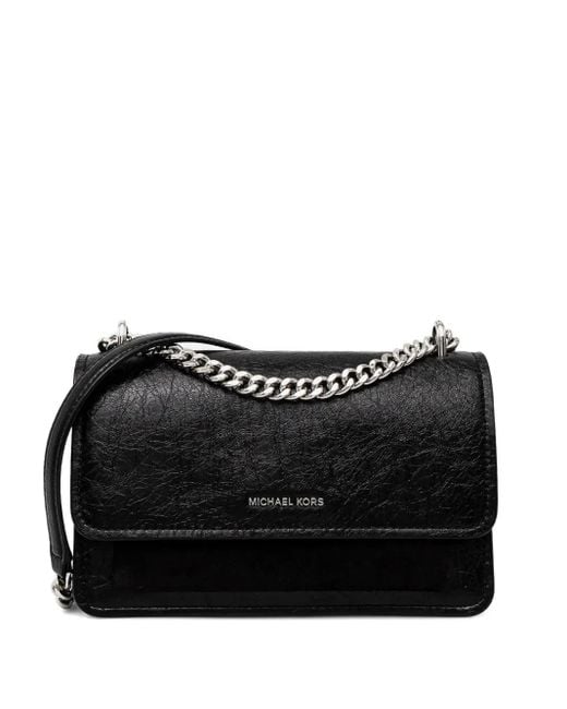 MICHAEL Michael Kors Black Large Claire Chain-Detail Crossbody Bag
