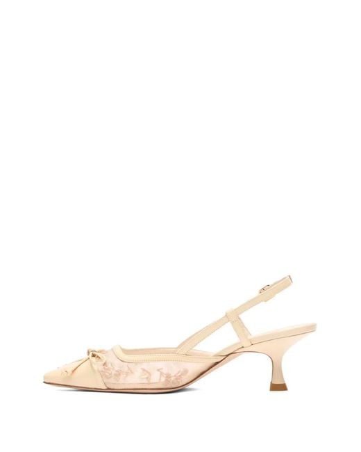 Stuart Weitzman Natural 50Mm Kitty Pumps