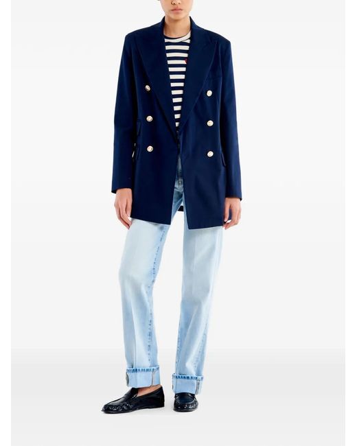 Blazer con doble botonadura ViCOLO de color Blue