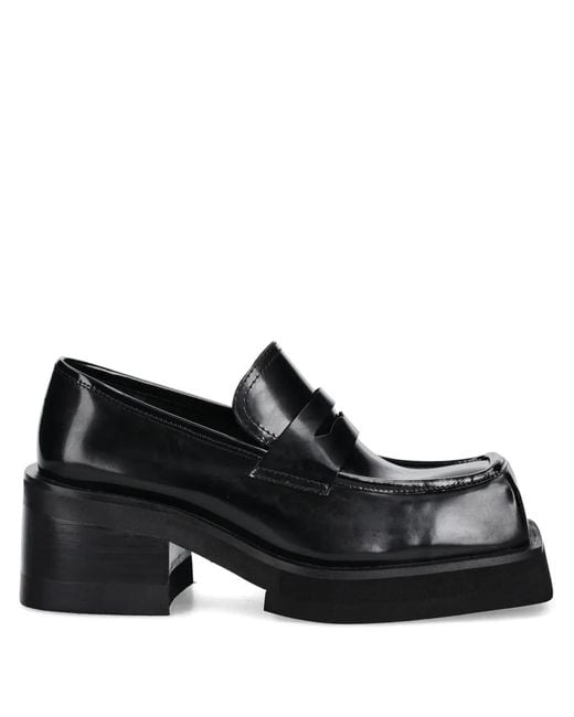 Jeffrey Campbell Black Square-Toe Pumps
