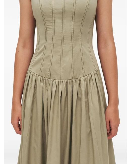 Aje. White Parallel Midi Dress