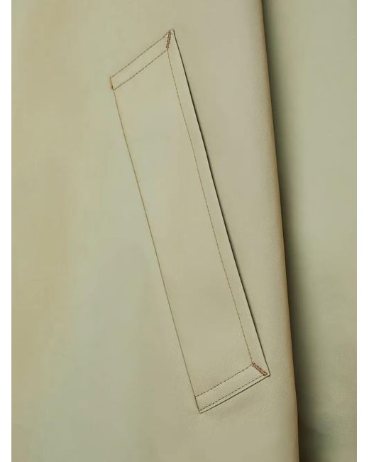 Comme des Garçons Green Drop-Shoulder Trench Coat for men