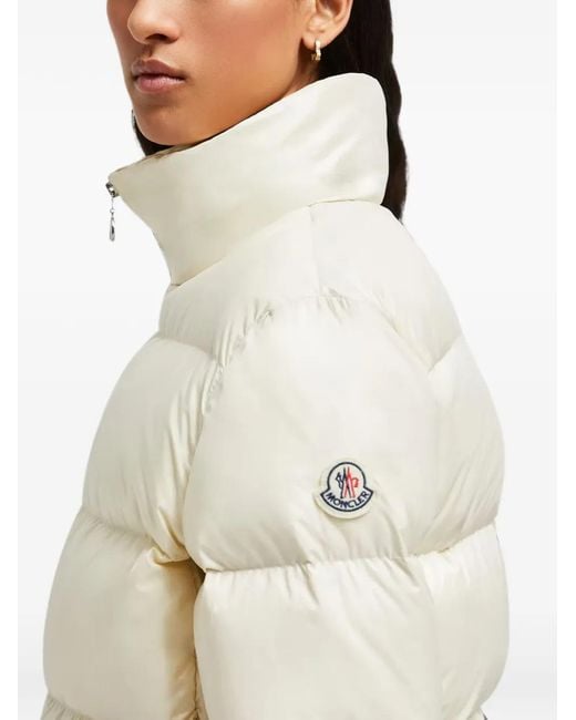Moncler White Abbadia Quilted Jacket