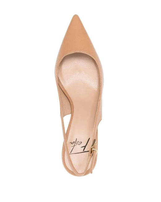 Roberto Festa Pink Frans Leather Slingback Pumps