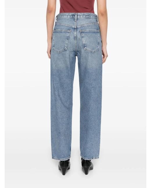 Agolde Blue Henson Tapered Jeans