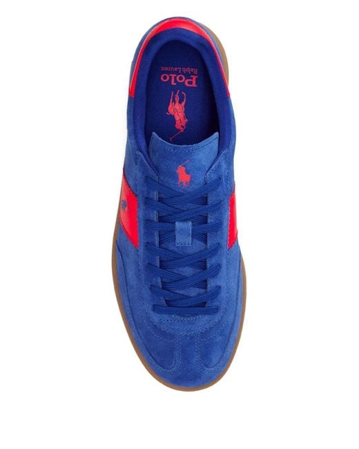 Polo Ralph Lauren Blue Bedford Pp Sk Lt Suede Sneakers for men