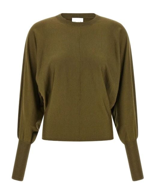 Nude ドルマンスリーブ セーター Green