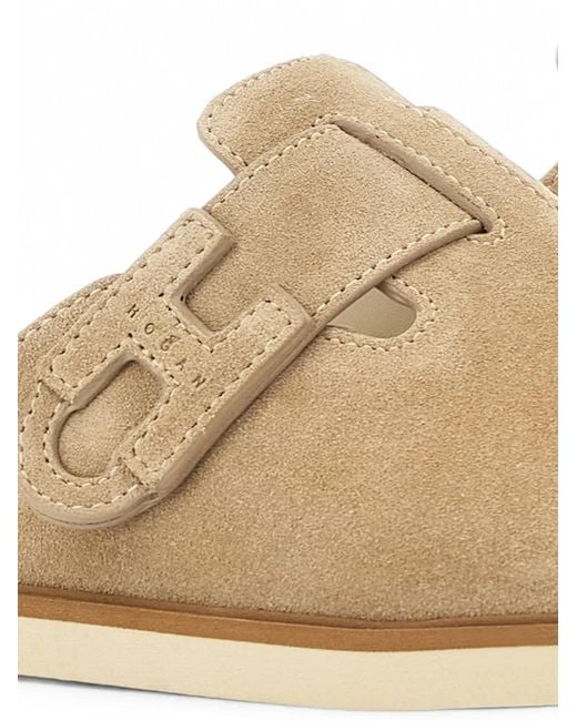 Hogan White H716 Mules