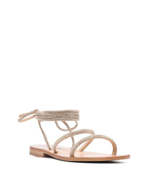 Mc2 Saint Barth Natural Wrap Sandals
