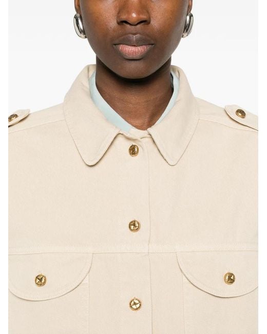 Blazé Milano Natural Nariida Flap-Pocket Jacket