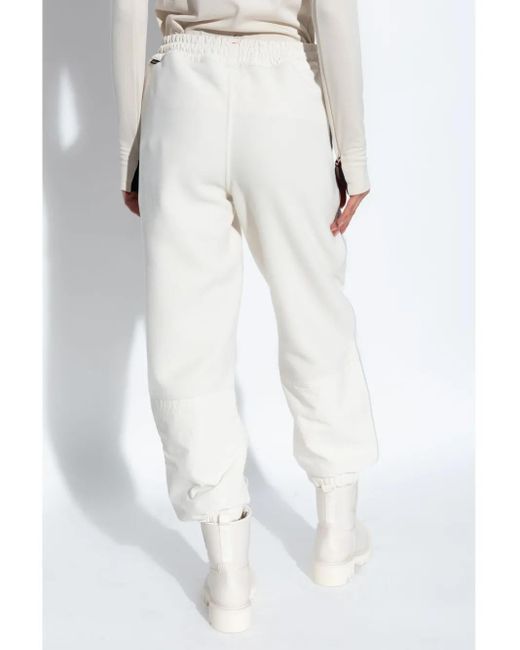 Moncler White Sweatpants