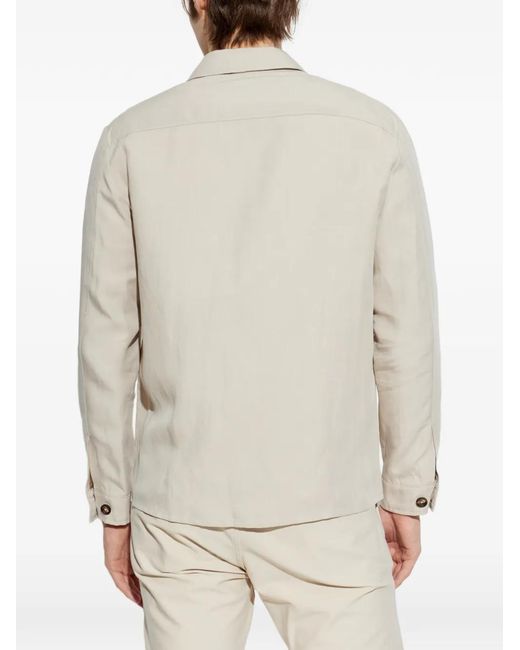 Eleventy White Chest-Pockets Jacket for men