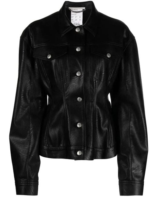 Stella McCartney Button-Up Jack in het Black