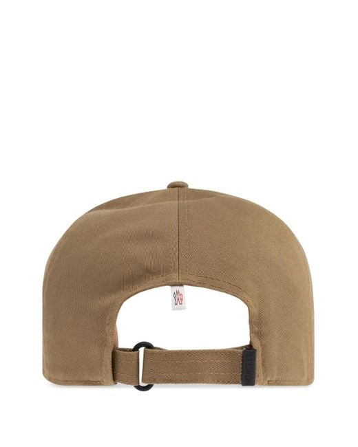Moncler Natural Logo-Appliqué Cap for men