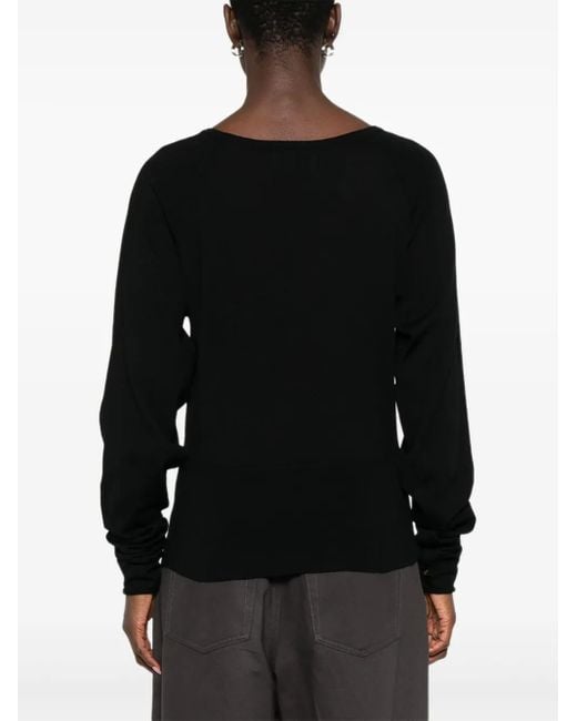 Daniele Fiesoli Black Long-Sleeve Sweater