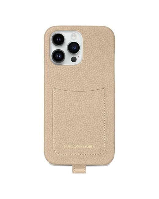Maison De Sabre Natural Sling Iphone 14 Pro Max Case