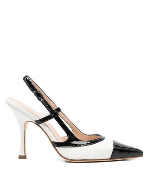 Anna F. White 100Mm Two-Tone Pumps