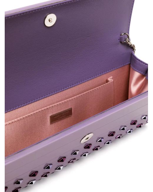 Jimmy Choo Sweetie クラッチバッグ Purple